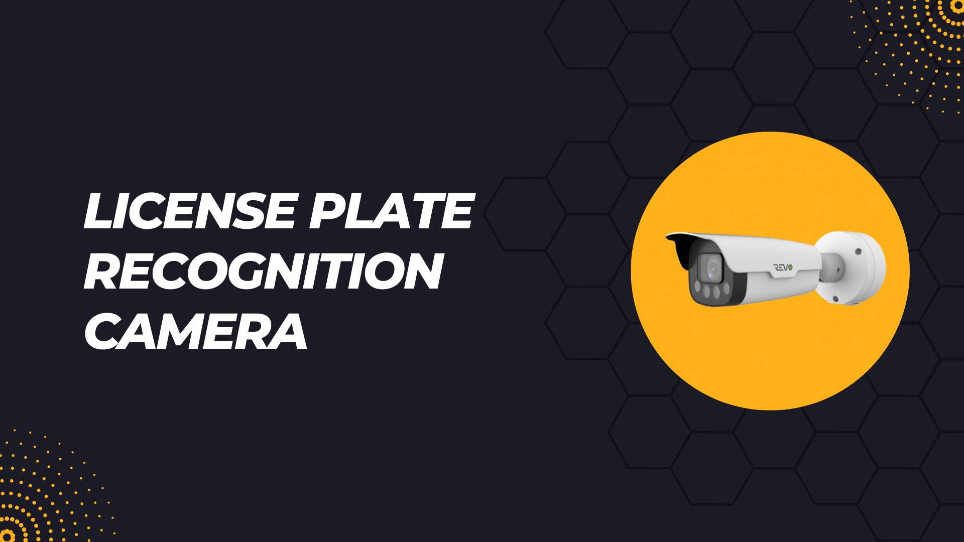 revo license plate recognition camera